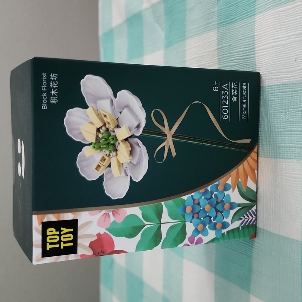 Top toy flower block set
